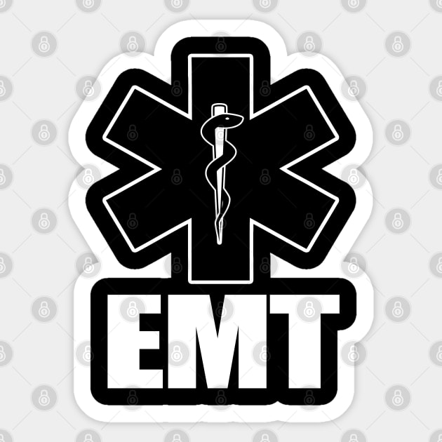 EMT Gift - Paramedic - Emergency Medical Technician Sticker by bluelinemotivation